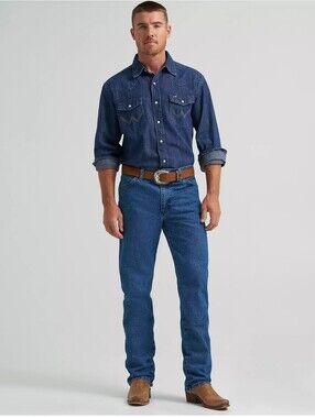 Wrangler Mens Jeans, 13MWZ Cowboy Cut, Size 32x33